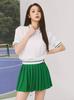Pleated Sports Tennis Short Skirt Set, Golf Running Dance
