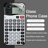 Funny Digital Calculator Pattern Tempered Glass Phone Case for Motorola Moto G85 G84 G75 Edge 50 Fusion 40 Neo 30 Pro Hard Cover