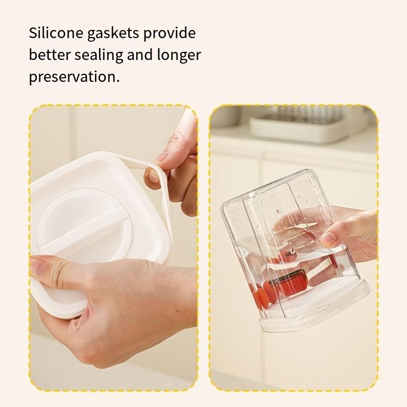 Greek Yogurt Making Set - Ultra Fine Mesh Strainer And Sturdy Flip-Top Rectangular Storage Box, Household Use