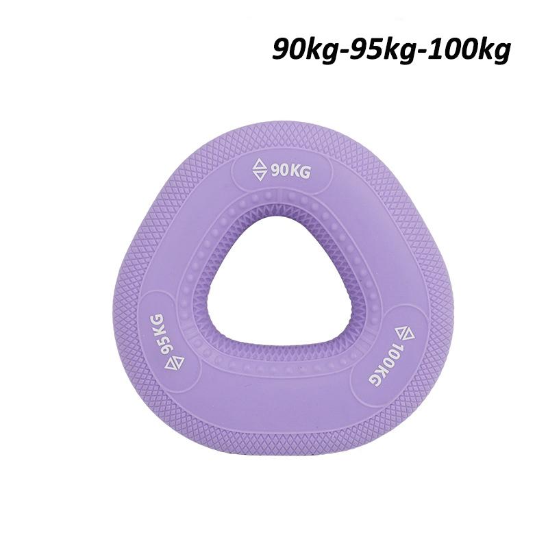 Silicone Hand Muscle Strengthener Ring Arm Carpal Strength Exerciser Hand Grip Finger Wrist Expander Workout Gripper 220LBS