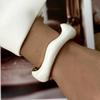 Vintage Punk Enamel Dripping Oil Cuff Bangles For Women Floral Rhinestone Exaggerated Geometric Bracelet Party Aesthetic Jewelry