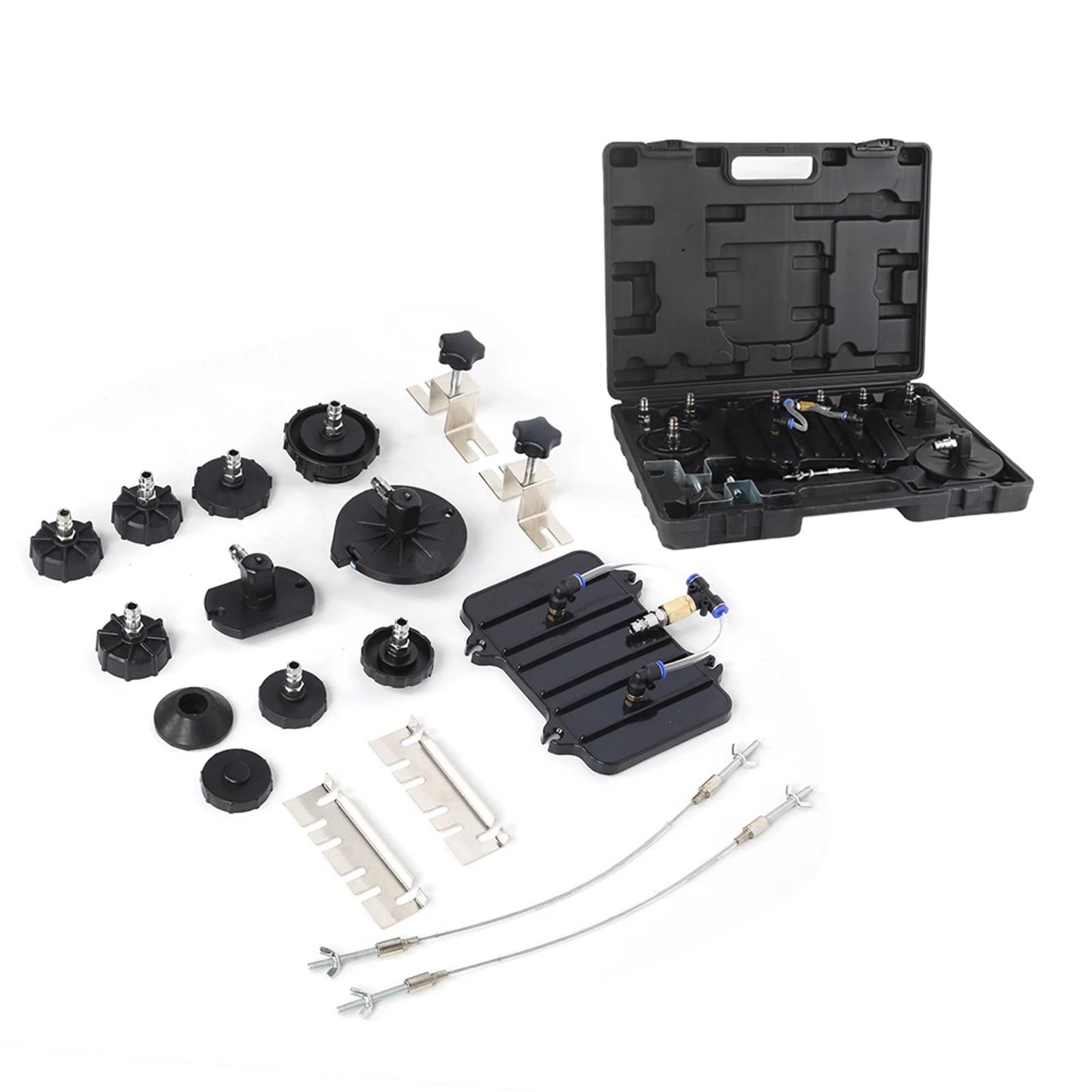 

13 шт./Набор Стальное Быстрое Соединение для Большинства Адаптеров для Прокачки Тормозов Сжатым Воздухом Транспортных Средств Адаптер для Прокачки Тормозов Адаптер для Прокачки чёрный