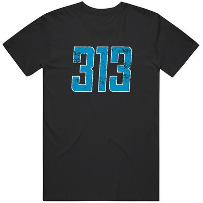 313 Detroit Fan Tričko Unisex Tričko