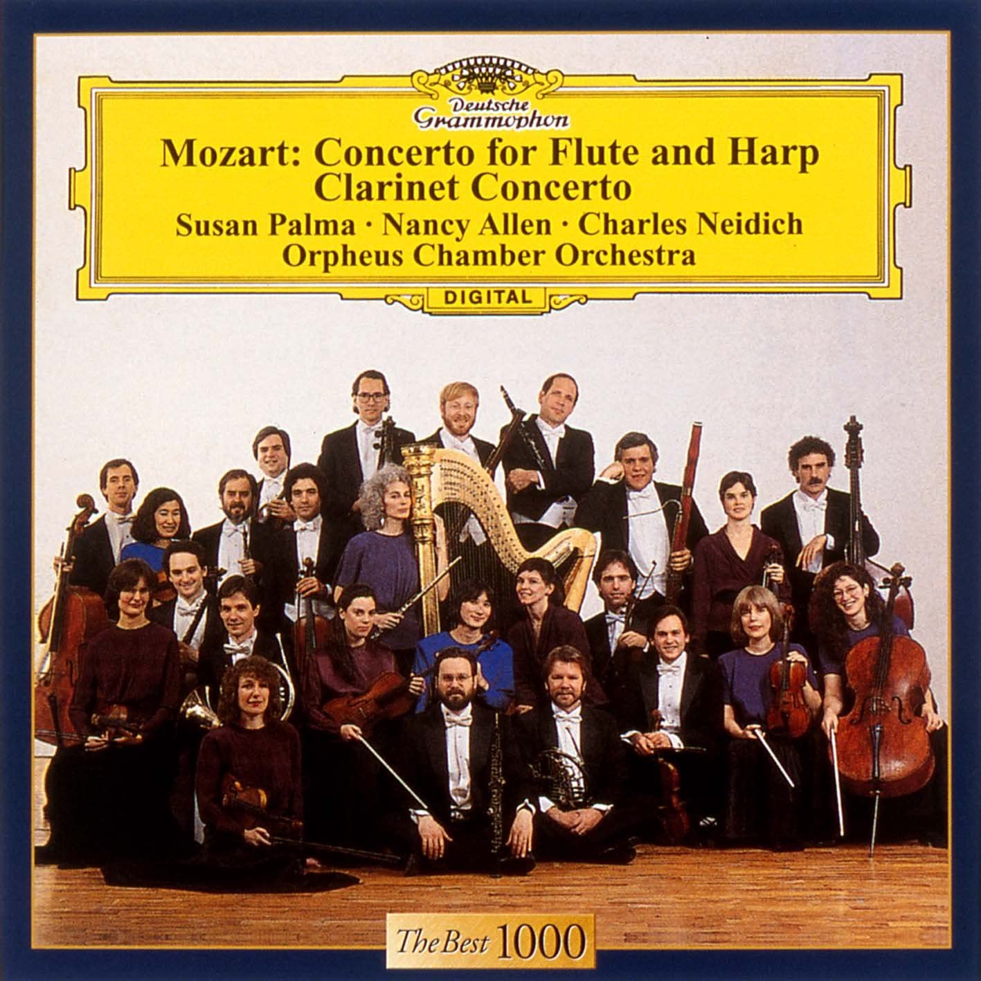 

CD ORPHEUS CHAMBER ORCHESTRA, MOZART, - Mozart: Concerto for Flute and Harp UCCG5081 Japan ObiClassical Used