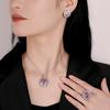Jewelry Copper Bottom Gold-Plated Rose Cut Dry Rose Temperament Light Luxury Suit Women 16-10M