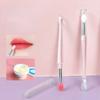 Hot sale Crystal Handle Portable Applicator Flexible Lipstick Lip Brushes