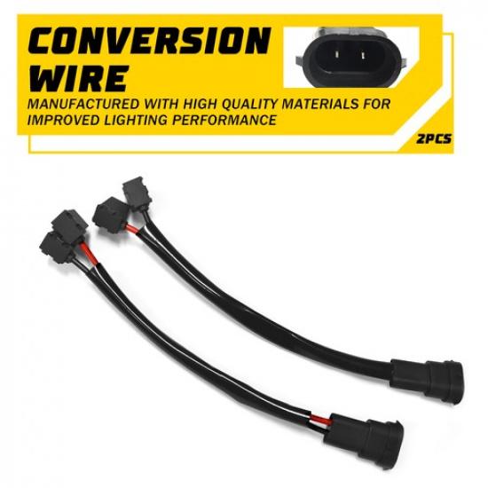 H11 Harness Relay Wiring HID Conversion Fog Light LED Work Light Conversion Wire