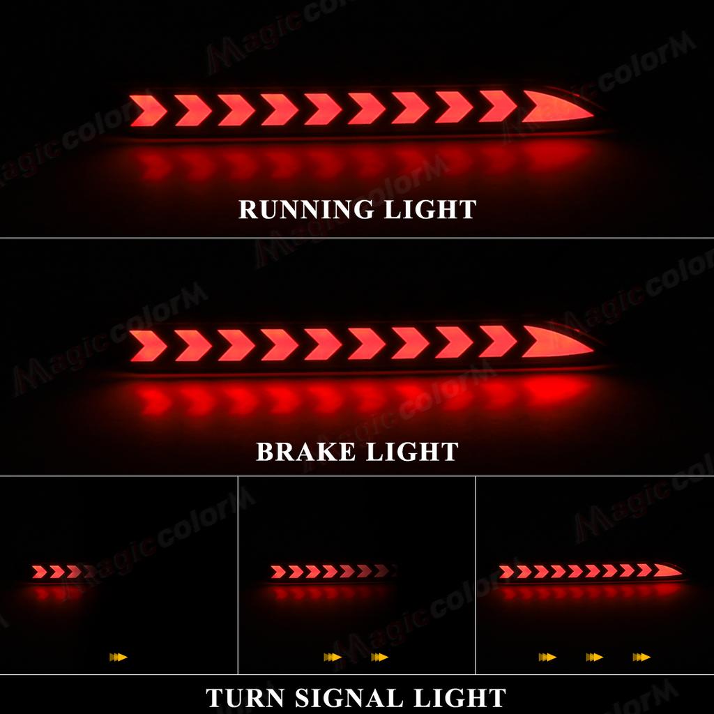 Fast Delivery Led Rear Bumper Light Rear Bumper Reflectors Tail Light for Toyota RAV4 2019 2020 2021 2022 2023 2024 2025
