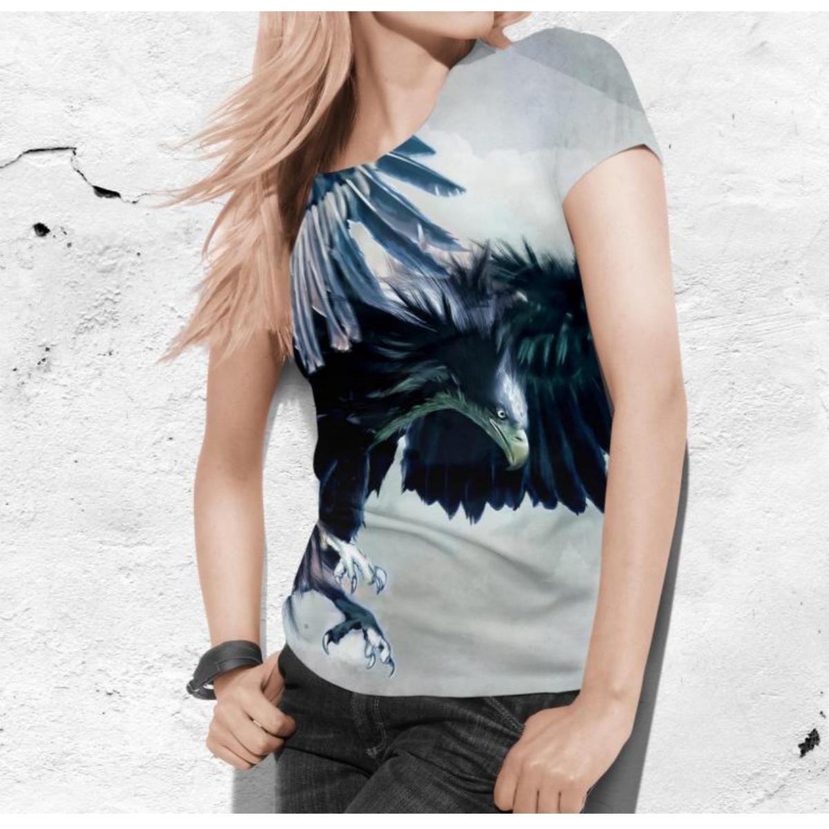 Женская футболка с милыми мультяшными животными — фото 3