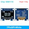 TZT 1,3 Zoll OLED-Modul SPI/IIC I2C Kommunikation weiß/blau Farbe 128X64 1,3 Zoll OLED LCD LED Display-Modul 1,3" OLED-Modul