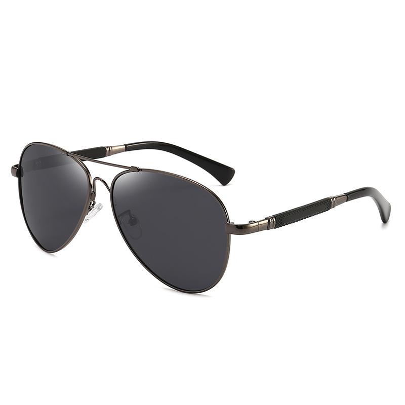 Tiktok Live Broadcast Memory Titanium Alloy Color Changing Toads Sunglasses Men's Polarized Glasses Driving Cross-border Hot Sale