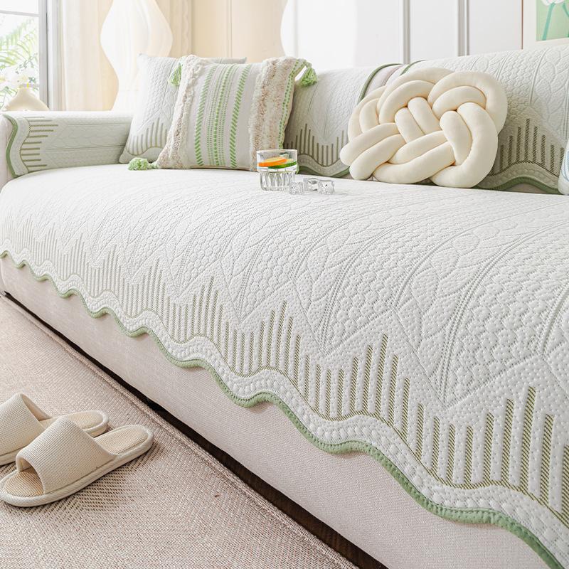 New Summer Special-Shaped Sofa Cushion Cool Non-Slip Seat Cushion Simple Modern Cool Doudou One-Piece Cover Towel