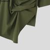 INCERUN Oversized Men V Neck Short Sleeve Solid Color Casual Loose Irregular T-shirts Tops