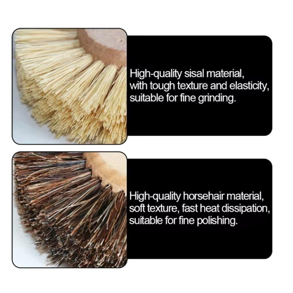 Thickened Circle Brush Bristle Brush Head Bristle Brush Quick Glue Removal