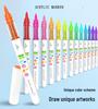Huideluo Soft-tip Marker Set: Liquid Ink Acrylic Art and Journal Drawing Pens for Students