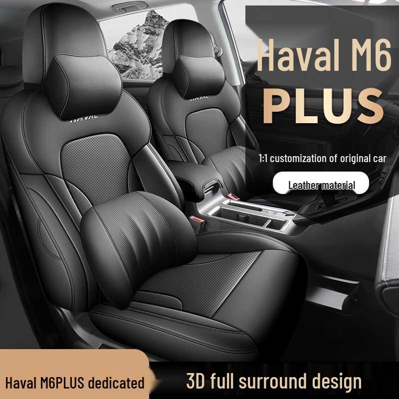 Haval M6 PLUS Smart Leather Seat Covers, Full Coverage, All-Season Cushions.