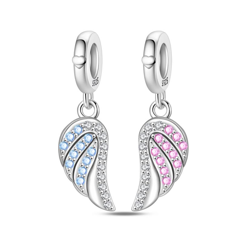 Copper Rubik'S Cube Pet Cat Charm Pink Cz Beads Dangle Pendant Fit Original Charms Bracelets Women Diy Jewelry Gift