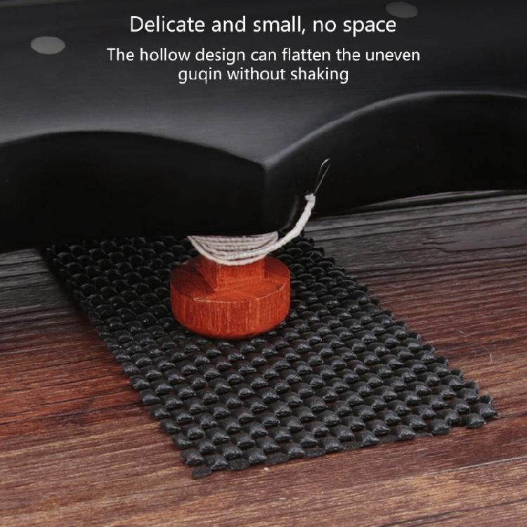 1Pair Guqin Nonslip Mat Zither Foot Floor Pad Chinese Zither Mats Accessorys