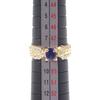 no brand  #8(JP Size) ring blue K18 yellow gold Women