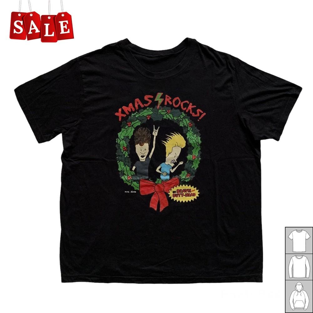 

New BEAVIS AND BUTT-HEAD Christmas Gift Unisex S-5XL Shirt UK33 Unisex T-Shirt S