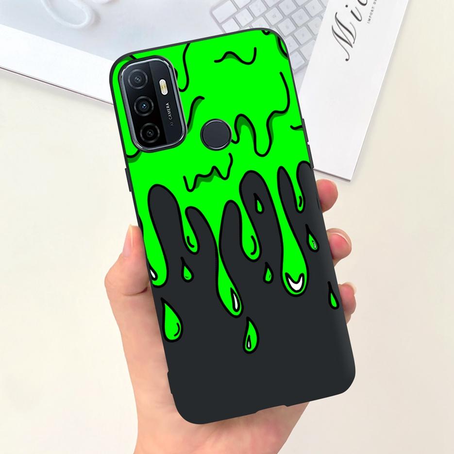 For Oppo A53 A53s Case Cute Fashion Cartoon Painted Cover Soft TPU Phone Case For Oppo A53s A 53 S OppoA53 S Fundas Coque Bumper