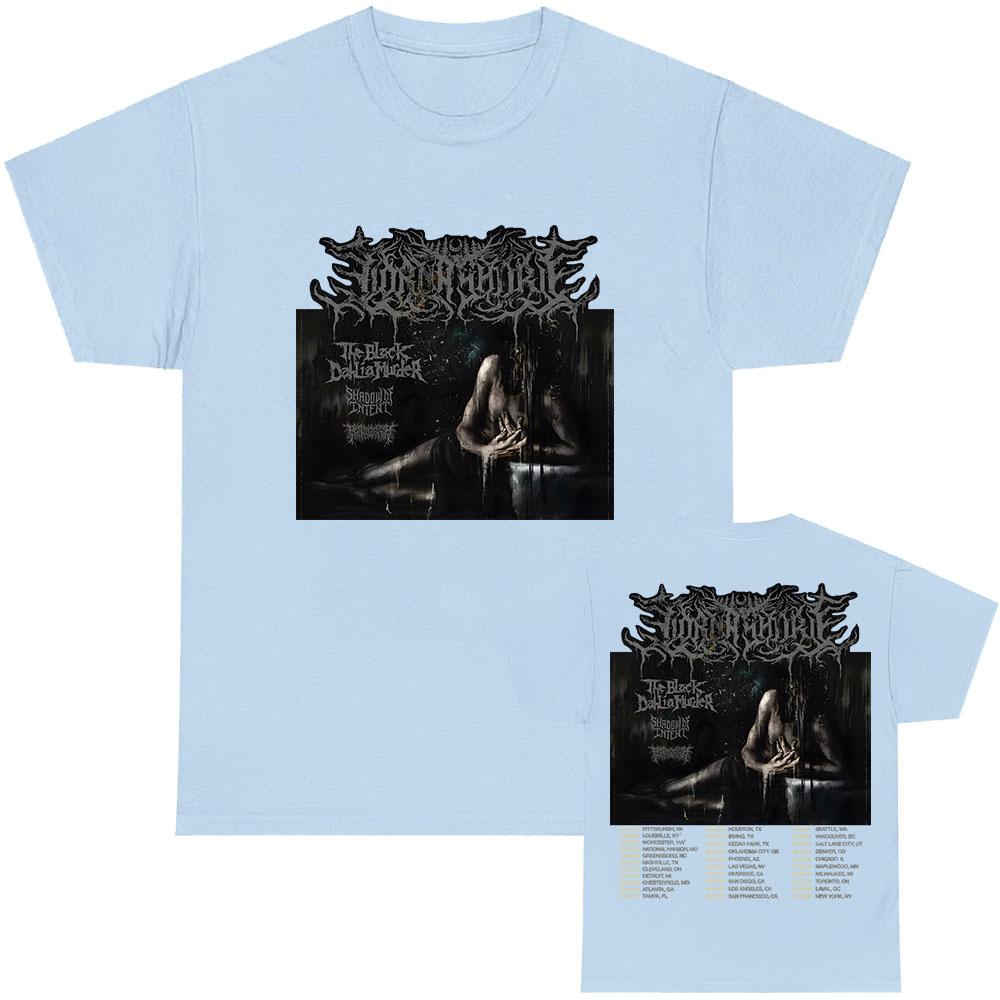 Lorna Shore återvänder 2025 med nytt album Nordamerikaturné T-shirt Rockbandstryck Grunge T-shirts Bomull Mjuk Herr Dam T-shirts