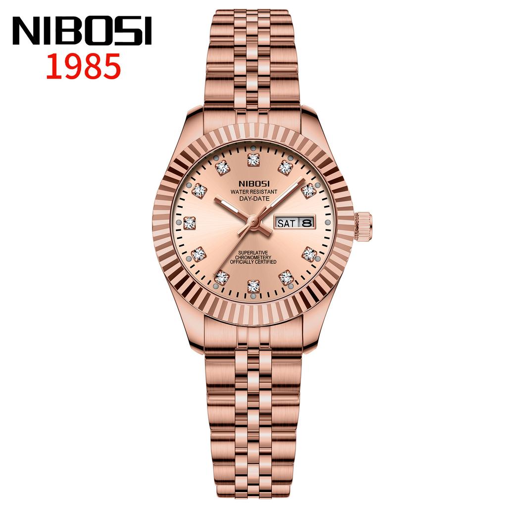 Watch Simple Temperament Women'S Light Luxury Watch Retro Niche Calendar Small Green Women'S Watch