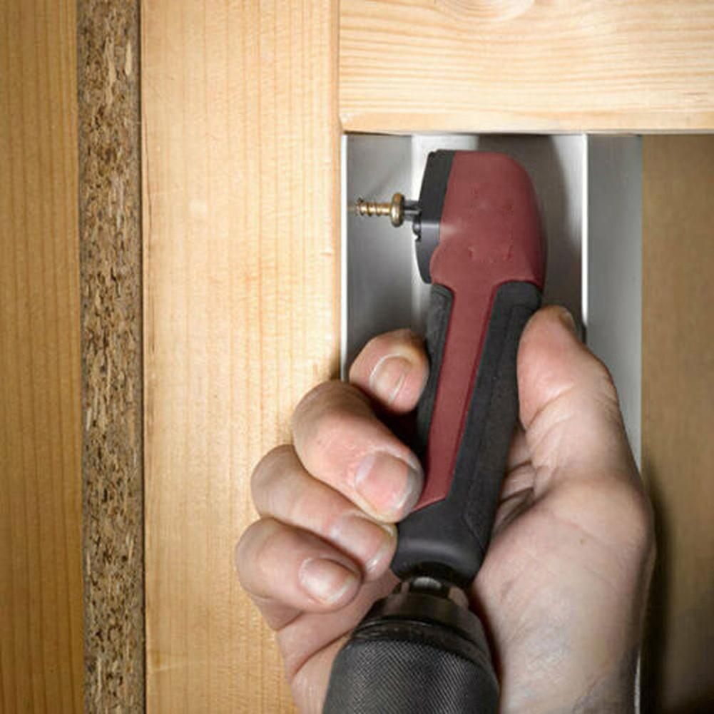 Hex Drill Bit Socket Holder Adaptor Right Angle Extension Drills Shank 1/4 Inch Hex Drill Bit Magnetic Socket Holder