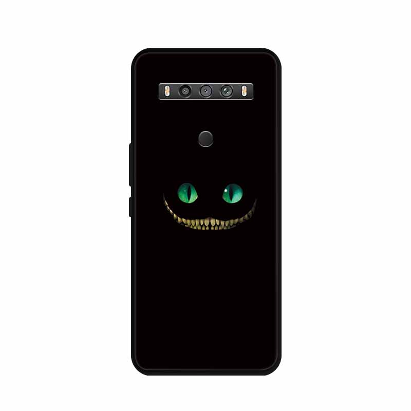 For TCL 10 5G UW Case Animals Silicone TPU Soft Cover Phone Coque For TCL 10 SE TCL10 5G UW Capa Shockproof Cartoon Wolf Funda