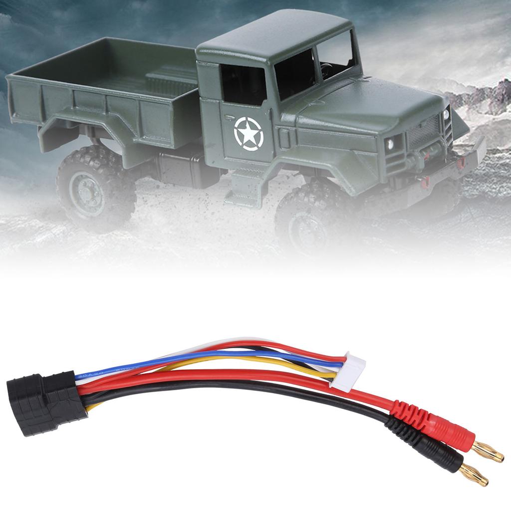 For TRX Plug To 4.0 Banana Plugs Connector Adapter Battery Charger Cable for RC Car/Plane