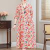 Summer Plus Size Elegant Dresses for Women  Casual Half Sleeve Long Dress