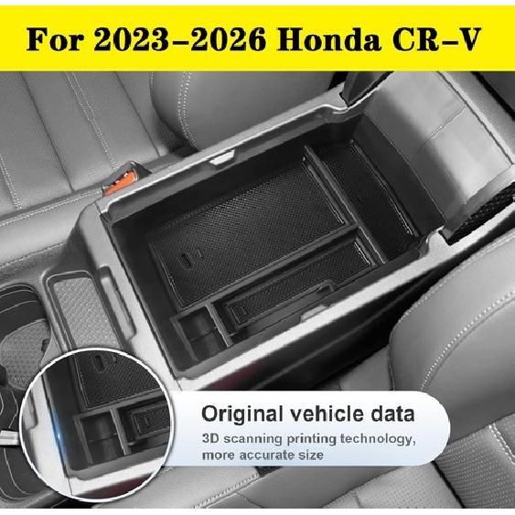 For Honda CR-V 2025 2026 Accessories Center Console Organizer Tray Storage Box