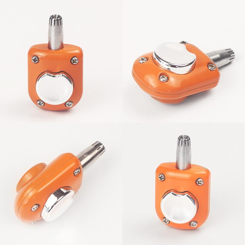 

1 шт. триммер для волос в носу для мужчин, ручная бритва из нержавеющей стали, подходит для бритвы для волос в носу, моющийся портативный триммер для волос в носу