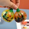Halloween Pumpkin Squeeze Toy Stress Relief Cartoon Pumpkin Sensory Toy Soft Stretchy Bead Filled Pumpkin Pinch Toy Party Favors