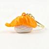 1/6Pcs 3D Printed Sushi Clicker Keychain, Stress Relief Push Button Fidget Toy, Finger Clicker Keyring Pendant Backpack Handbag Charm