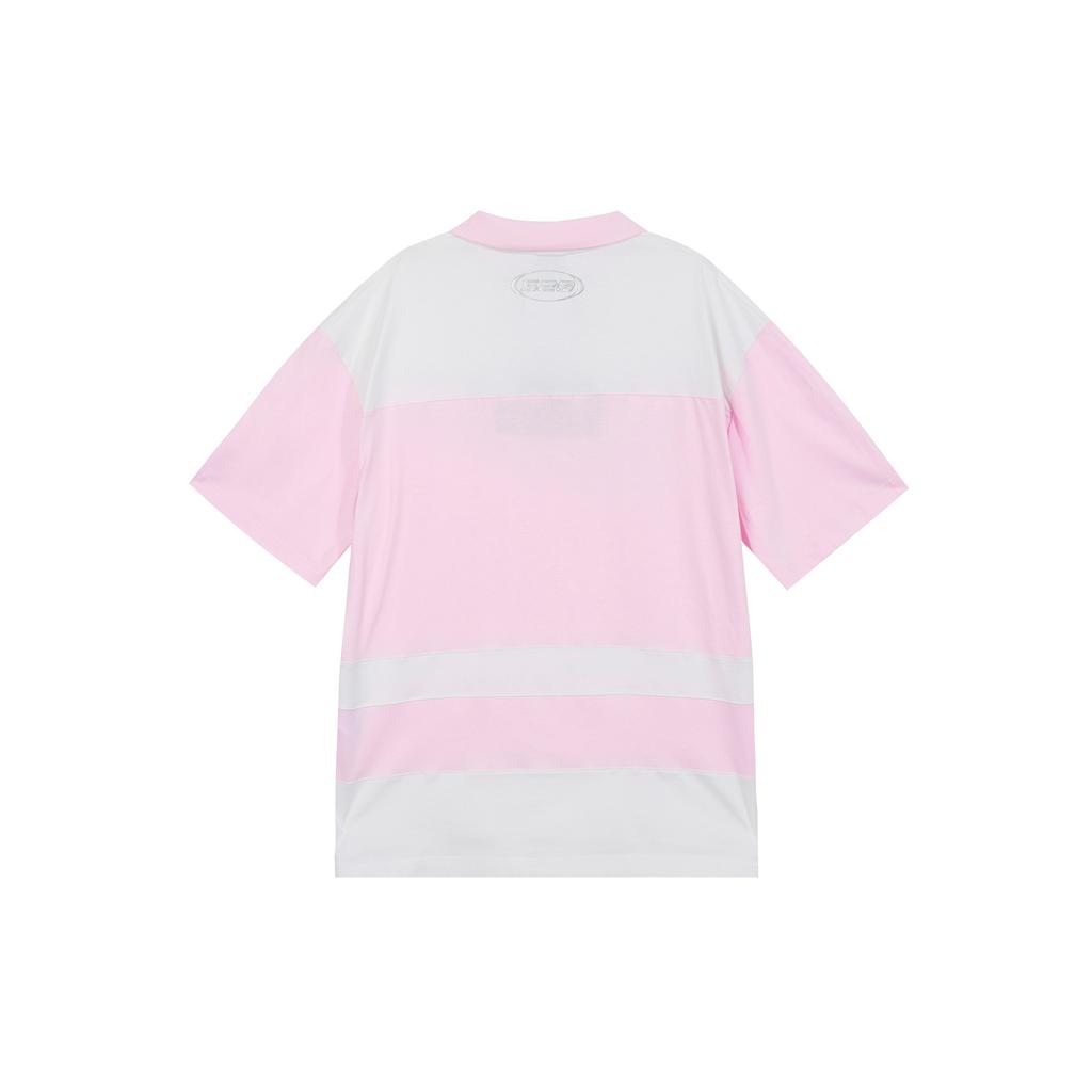 New Nike Sportswear Men's Color Block Polo Shirt Pink FN3694-125