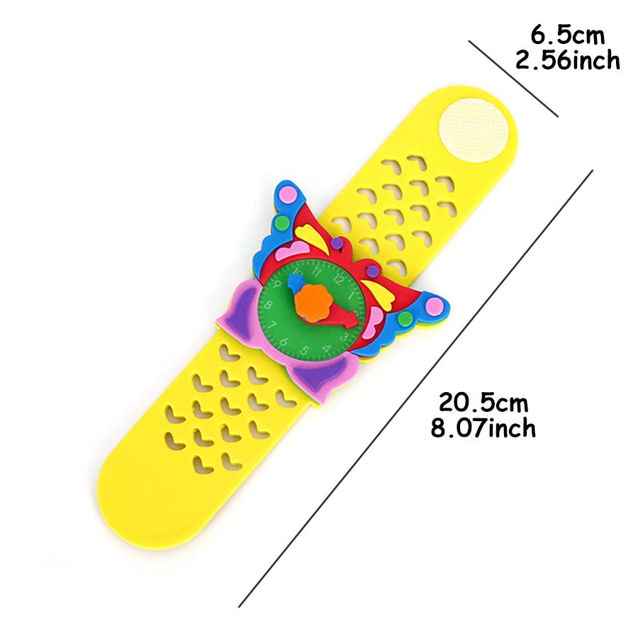 3/6pcs 20.5cm DIY Handmade Wrist Watch EVA Sponge Patch & Adhesive Backing Hand Flexibility Training Tool Office School Supplies