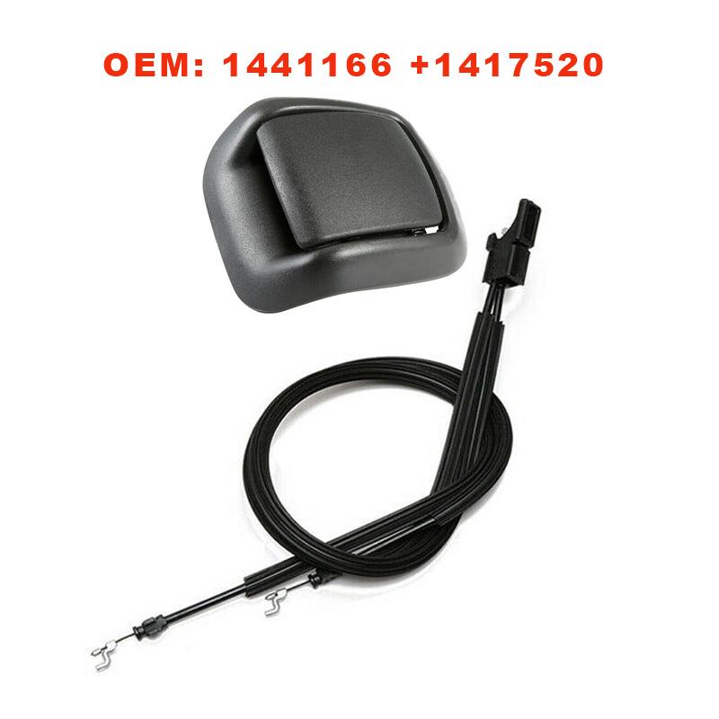 För Ford Fiesta MK6 3-dörars 2001-2008 Höger & Fram Vänster/Höger Säteslutningshandtag + Kabel 1441166 +1417520 1441167+1417521