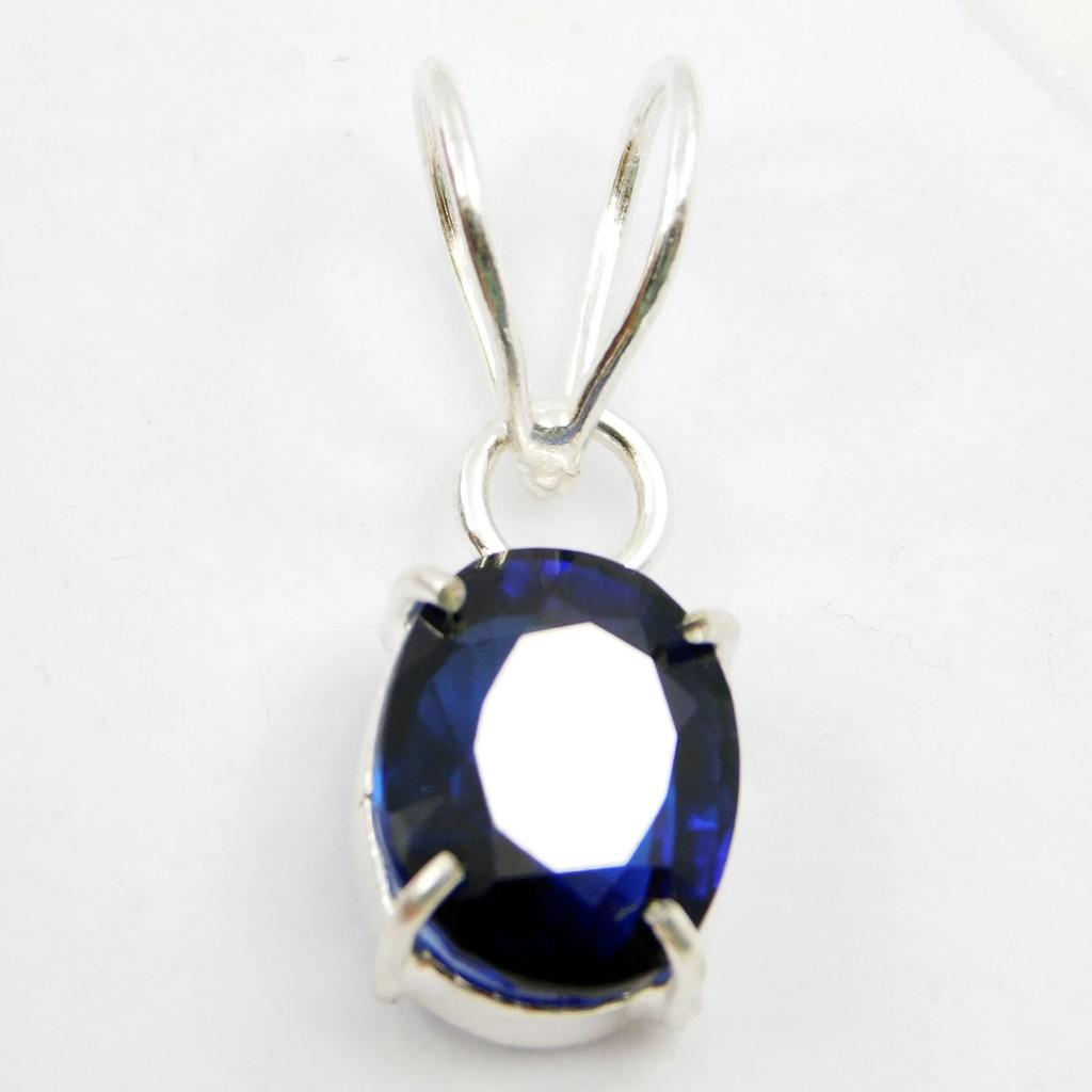 Certified 15.30 Ct Natural Ceylon Blue Sapphire Luxury Pendant Gemstone?
