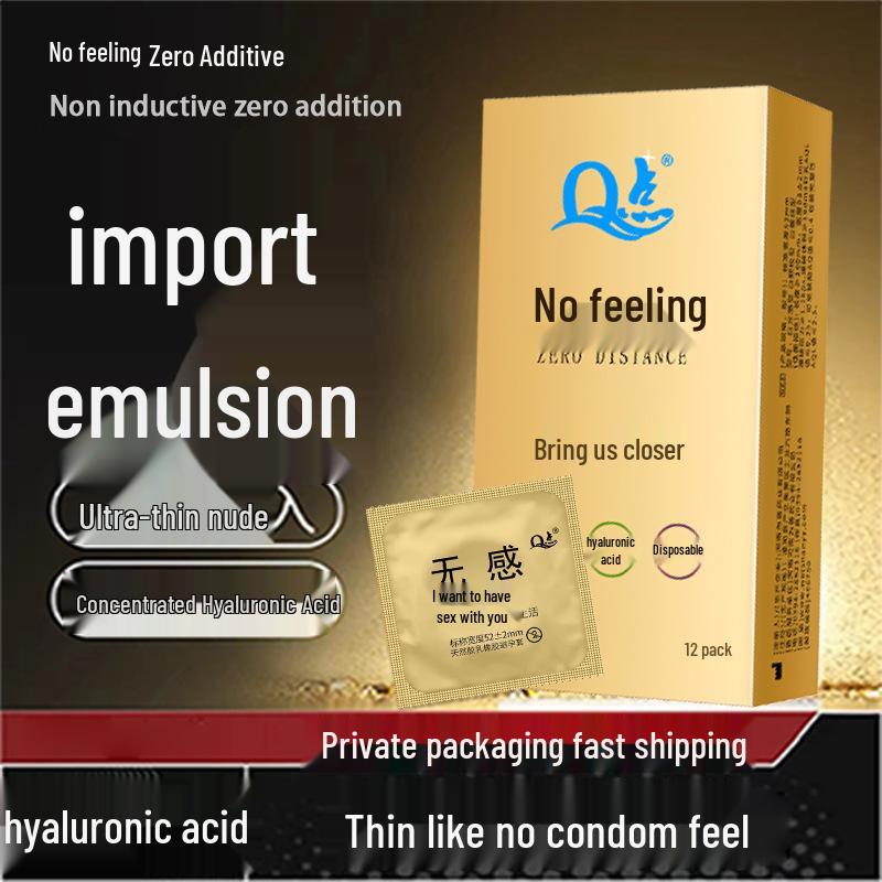 Q-Point Ultra-Thin Ribbed Large Particle Long-Lasting Safety Condoms, Adult Intimate Products.