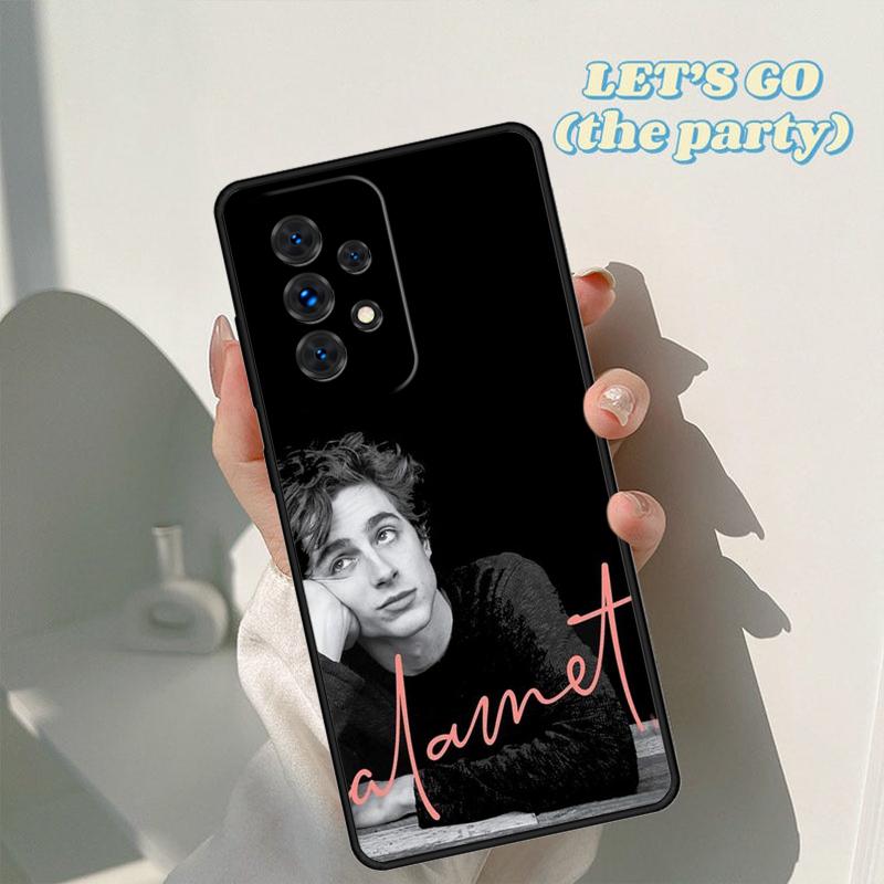 Timothee Chalamet phone case For Samsung Galaxy A42 A31 A40 A51 A71 A32 A80 A91 A52 A72 A73 A20e A21S A50 A70 A11 A12 Cover