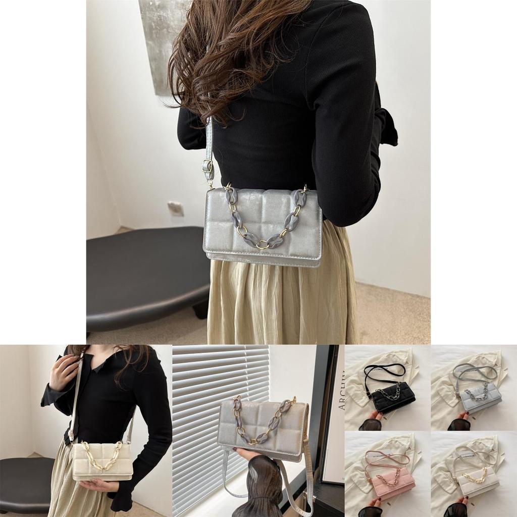 Stilvolle Damen Umhängetasche Modische Kleine Quadratische Crossbody Tasche In Mehreren Farben