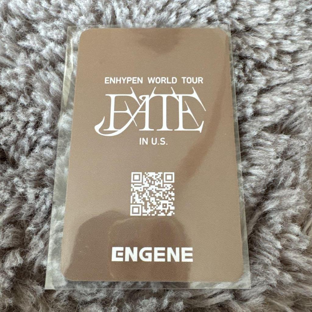 [USED] ENHYPEN WORLD TOUR FATE US Exclusive Trading Card Jungwon