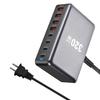 500W Gallium Nitride 8-Port Desktop Charger with 6 USB-C and 2 USB-A Ports