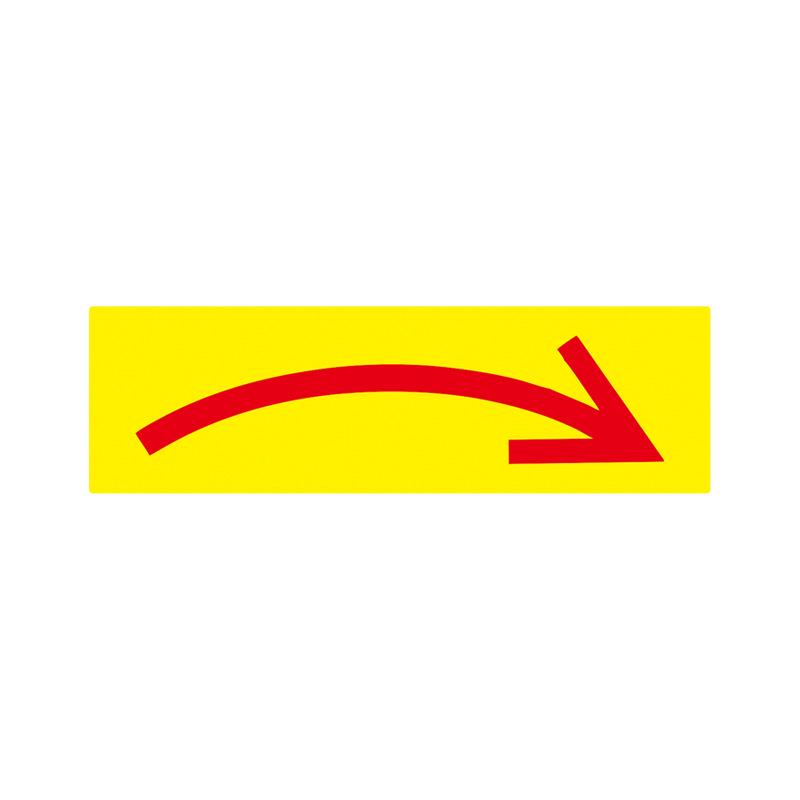 Self-Adhesive Flow Direction Arrow Label for Single Direction Motor Rotation