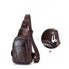 Genuine Leather Crossbody Bag for Men, Retro and High-end Style. A Front Crossbody Bag Made of Cowhide for Men