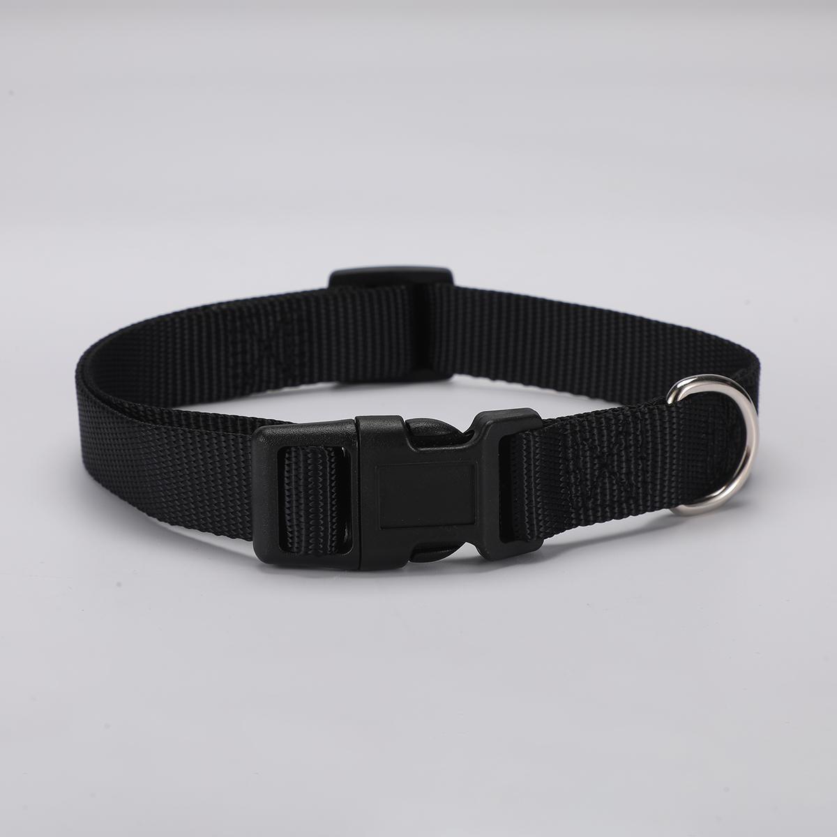 

Регулируемый нейлоновый ошейник для собак, прочный базовый ошейник для маленьких и больших собак, французский бульдог, безопасные прогулки, дрессировка, товары для домашних животных L