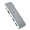 Aluminum 5 In 1 USB C Adapters With 100W Fast Charging And Video Output For Business Presentations