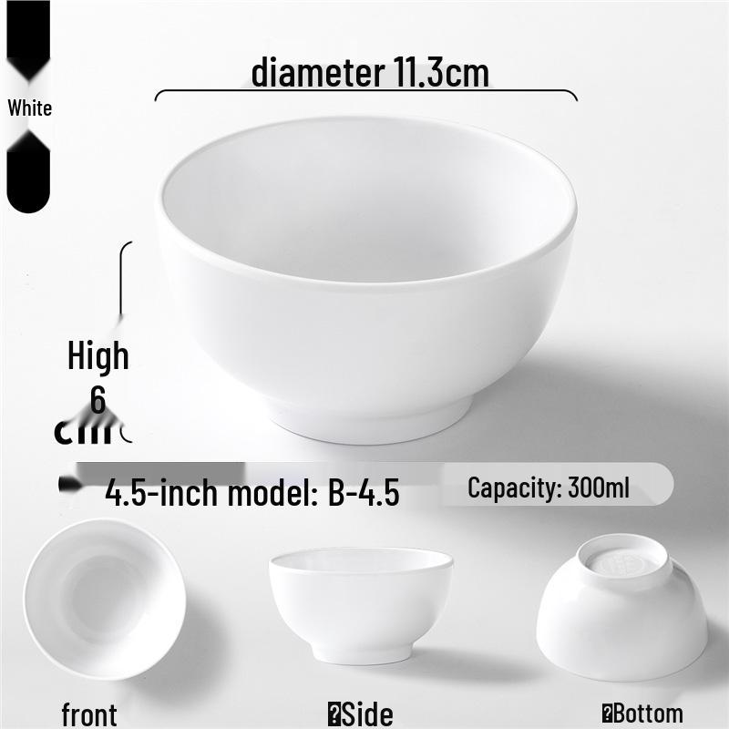 Двухцветная меламиновая миска A5, термостойкая, для супа и риса, для ресторанов