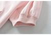 Women's Macaron Color Short-Sleeved Hooded Cardigan with Bubble Sleeves and Thin Sun Protection